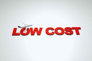 Scritta voli low cost