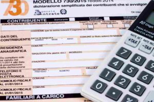 Modello 730 e calcolatrice