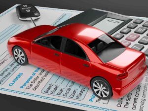 Auto modellino calcolatrice