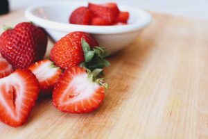 Fragole tagliate