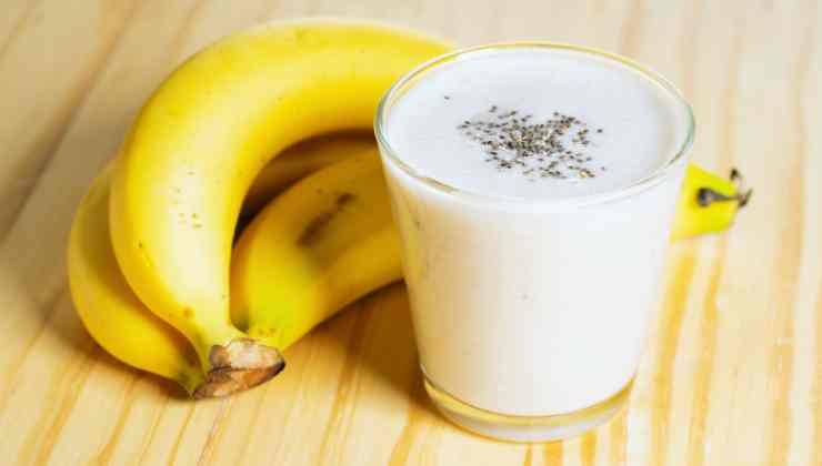 frullato e banana