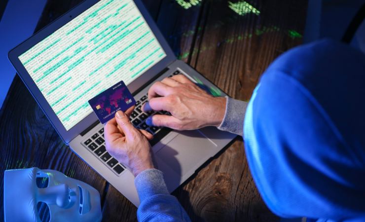 Carta di credito computer