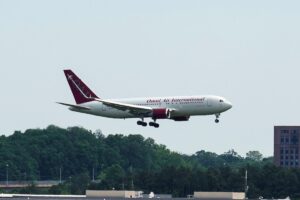 Aereo in volo