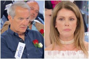 cinzia ed antonio nello studio di uomini e donne