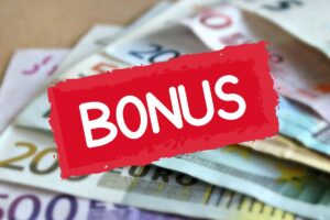 euro e scritta bonus