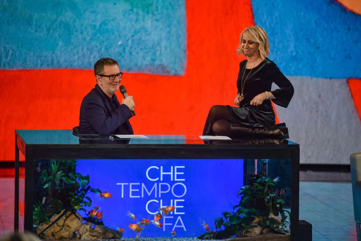 Fabio Fabio e Luciana Littizzetto a Che Tempo Che Fa