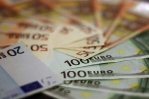 Vari tagli di banconote euro
