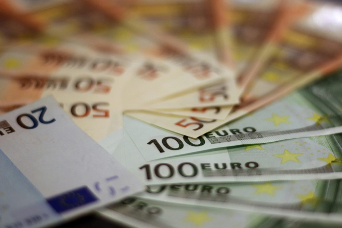 Vari tagli di banconote euro