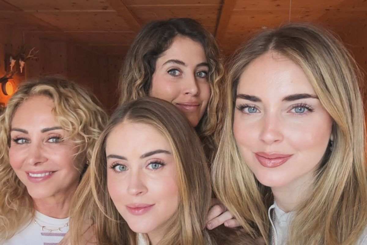 Le sorelle Ferragni con la mamma