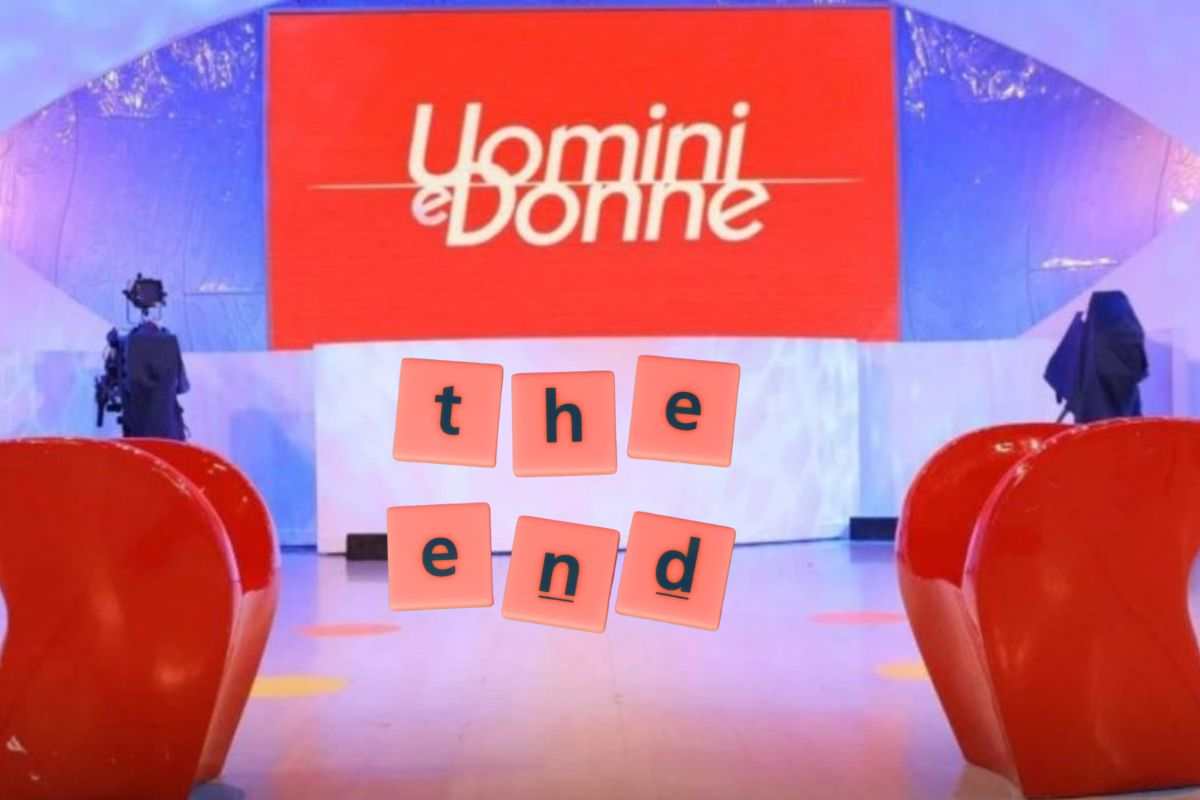 Poltroncine scelta uomini e donna e scritta the end