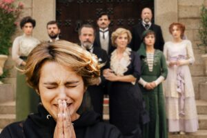 cast la promessa e donna disperata