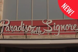 logo paradiso delle signore e scritta new