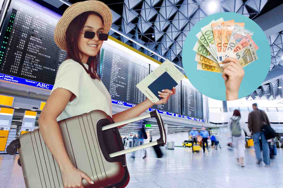 viaggiatrice aeroporto
