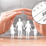 Sagome famiglia e calendario giugno