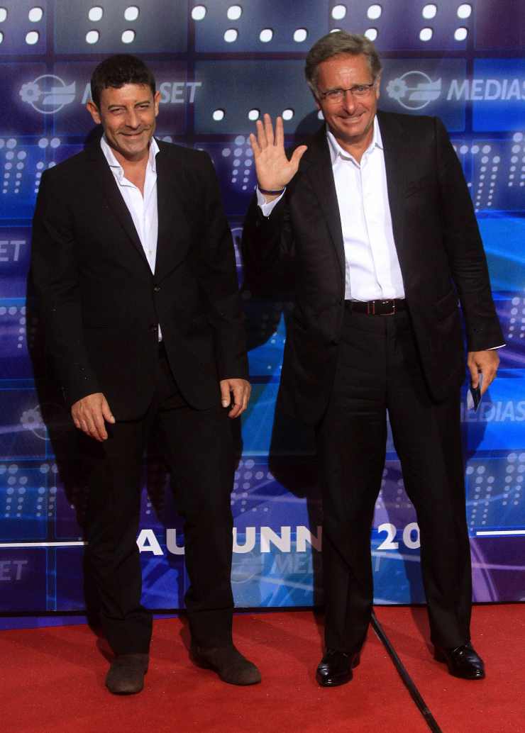 Paolo Bonolis con Luca Laurenti 