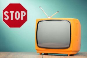 Tv e segnale di stop