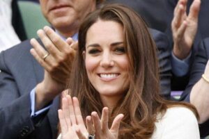 La principessa del Galles, Kate Middleton, a Wimbledon