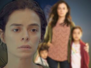 cast la forza di una donna sullo sfondo e bahar in primo piano