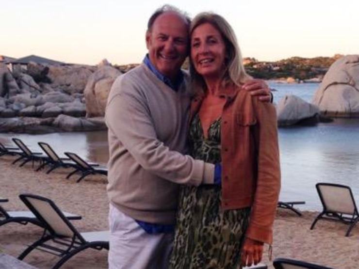Gerry Scotti e Gabriella Perino