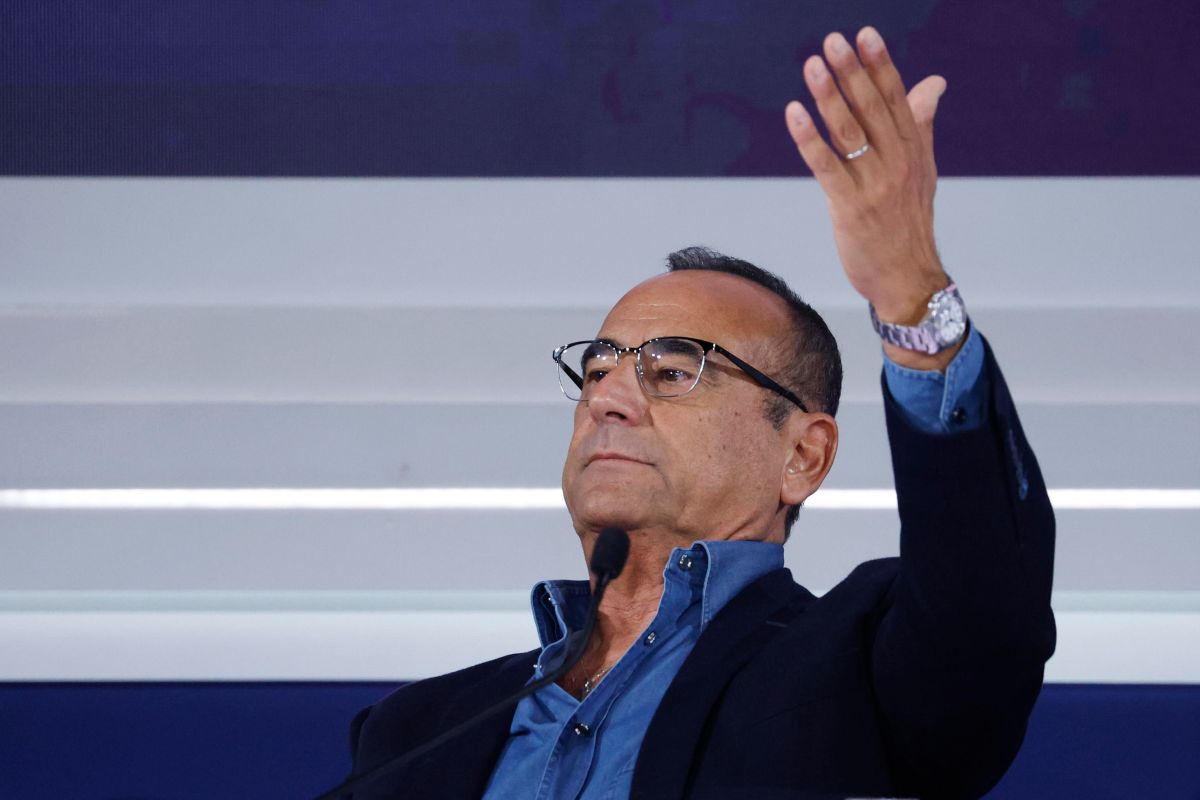 Il conduttore del Festival di Sanremo, Carlo Conti