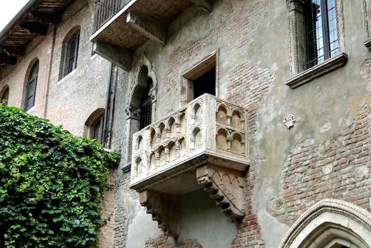 Il balcone di Giulietta a Verona